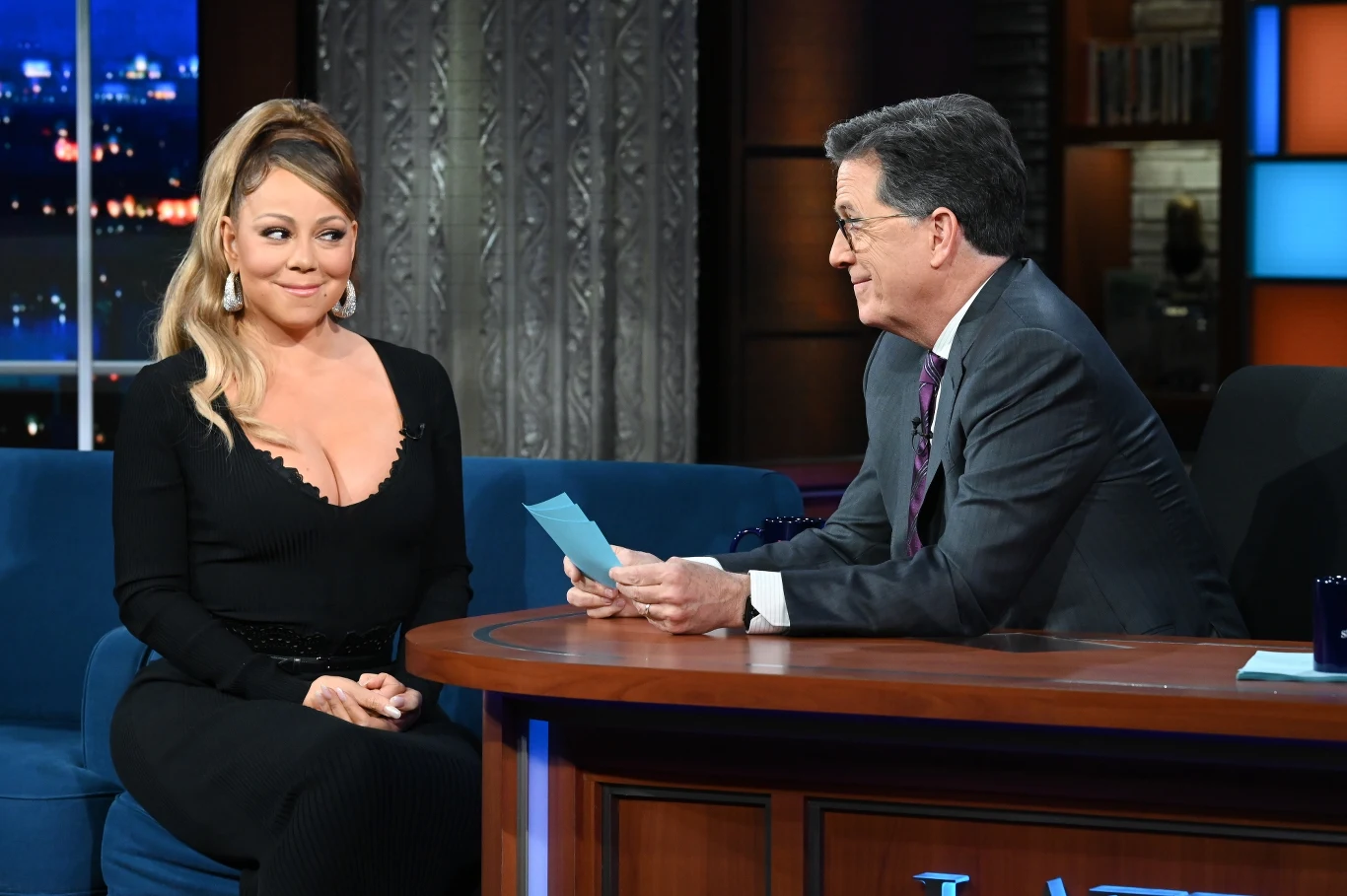 Mariah Carey w programie Stephena Colberta