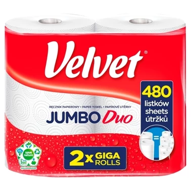 Velvet Jumbo Duo Ręcznik papierowy 2 rolki - 0