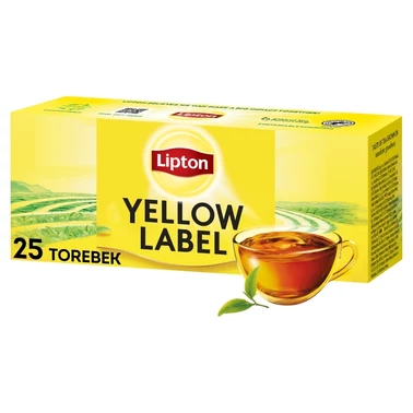 Lipton Yellow Label Herbata czarna 50 g (25 torebek) - 0