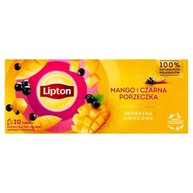 Lipton Herbatka owocowa mango i czarna porzeczka 34 g (20 torebek) - 1