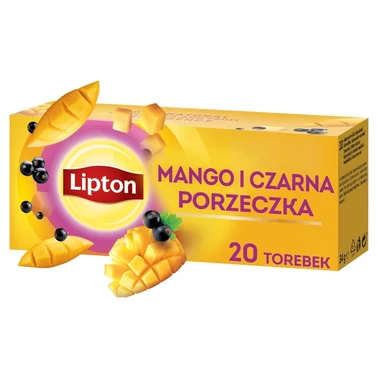 Lipton Herbatka owocowa mango i czarna porzeczka 34 g (20 torebek) - 0