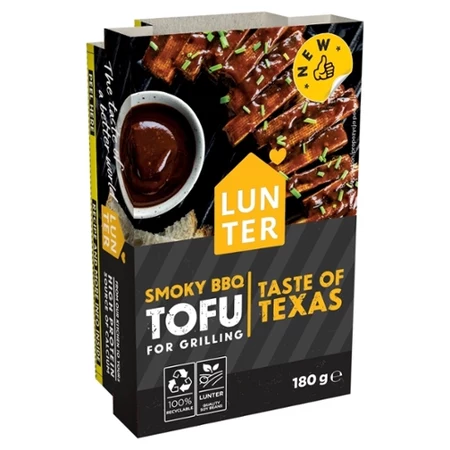 Lunter Tofu na grilla teksańskie BBQ 180 g - promocja Mokpol - Ding.pl