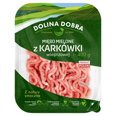 Dolina Dobra Mięso mielone z karkówki wieprzowej 400 g - 0