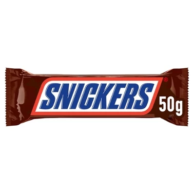 Snickers Baton z nadzieniem i orzeszkami ziemnymi w karmelu i czekoladzie 50 g - 0