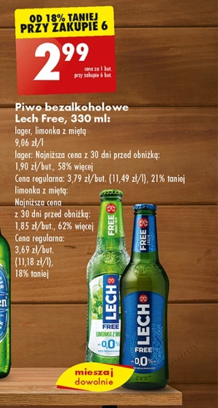 Lech Free Piwo bezalkoholowe 500 ml