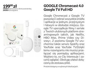 Chromecast Google niska cena