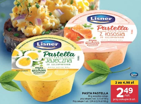 Lisner Pastella Pasta jajeczna z bekonem 80 g