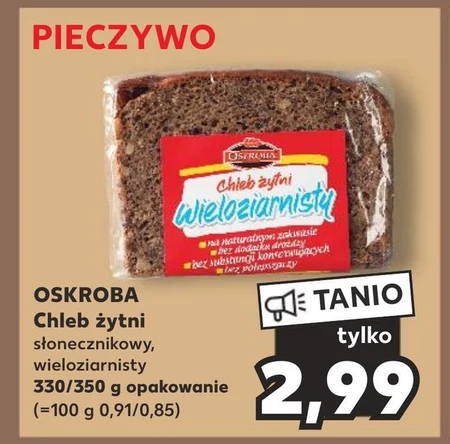 Oskroba Chleb żytni wieloziarnisty 350 g