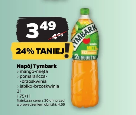 Tymbark Napój mango mięta 2 l