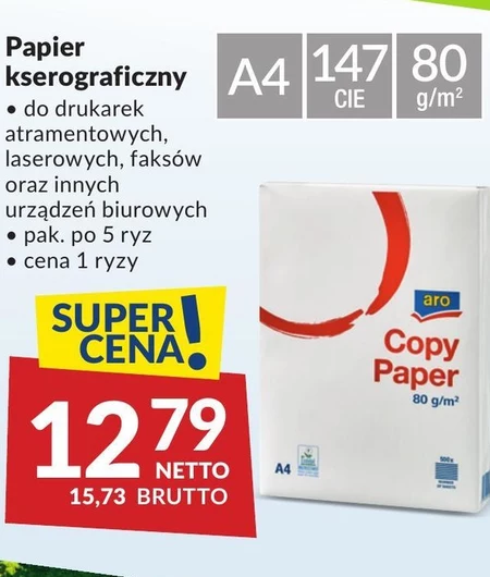 Papier kserograficzny Aro