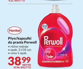 Perwoll Renew Color Płynny środek do prania 2880 ml (48 prań) niska cena