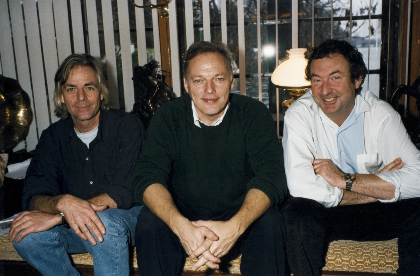 Richard Wright, David Gilmour i Nick Mason (Pink Floyd) w 1994 r.