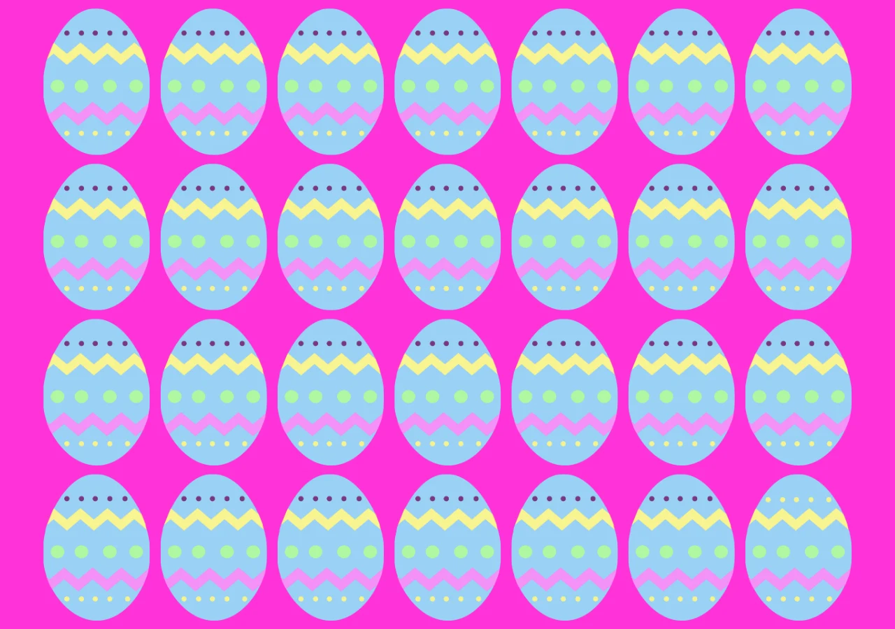 Test na spostrzegawczość. Pisanka