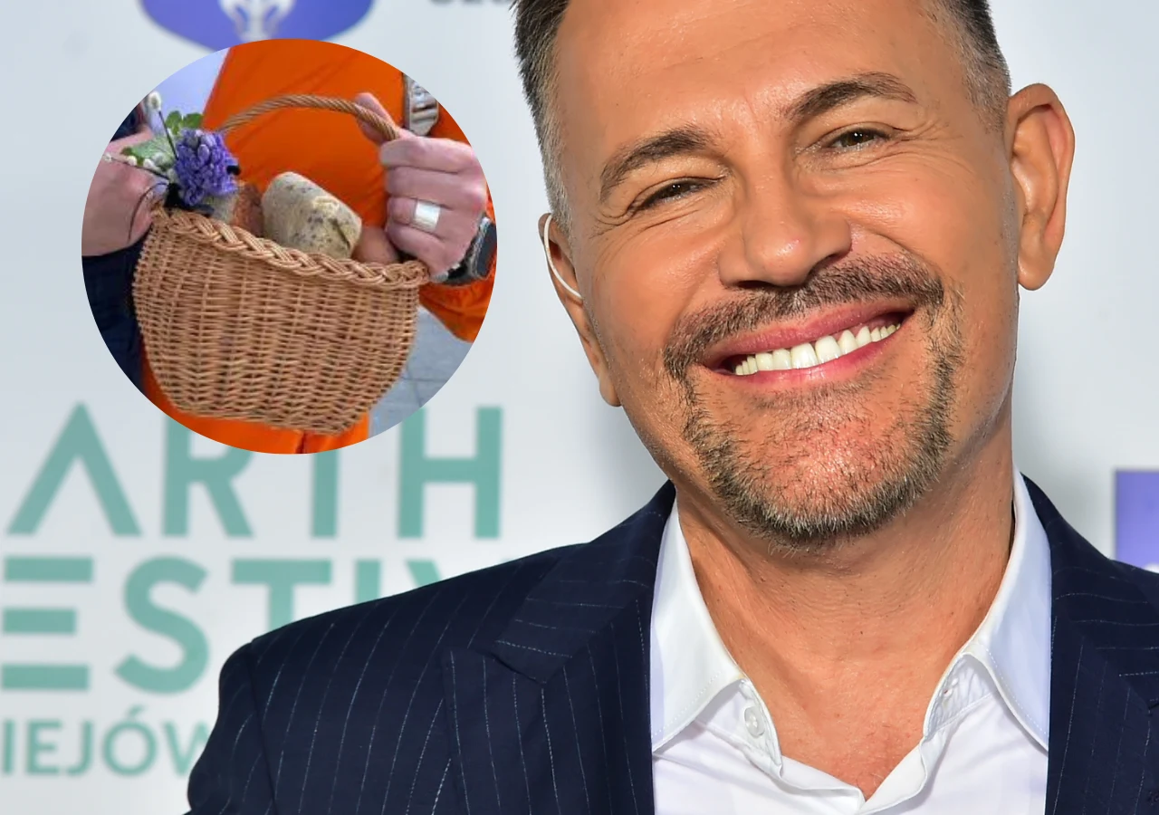 Koszyczki Wielkanocne gwiazd. Krzysztof Ibisz Koszyczki Wielkanocne gwiazd. Krzysztof Ibisz