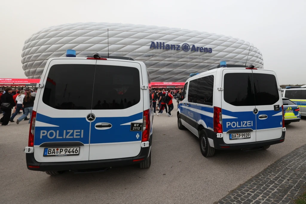 Policja pod Allianz Areną - to tutaj rozegrany zostanie pierwszy mecz Euro 2024