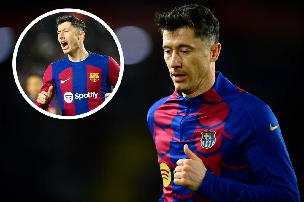 La Liga. Robert Lewandowski w barwach FC Barcelona La Liga. Robert Lewandowski w barwach FC Barcelona