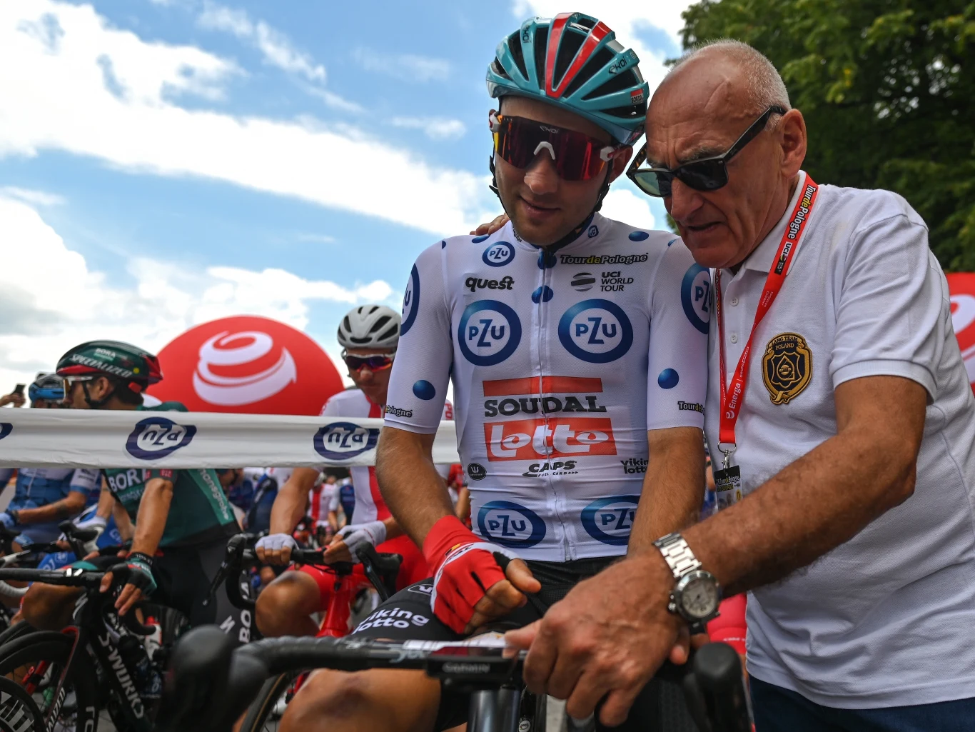 Kamil Małecki i Czesław Lang podczas Tour de Pologne