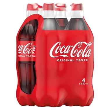 Coca-Cola Napój gazowany 4 x 850 ml - 0