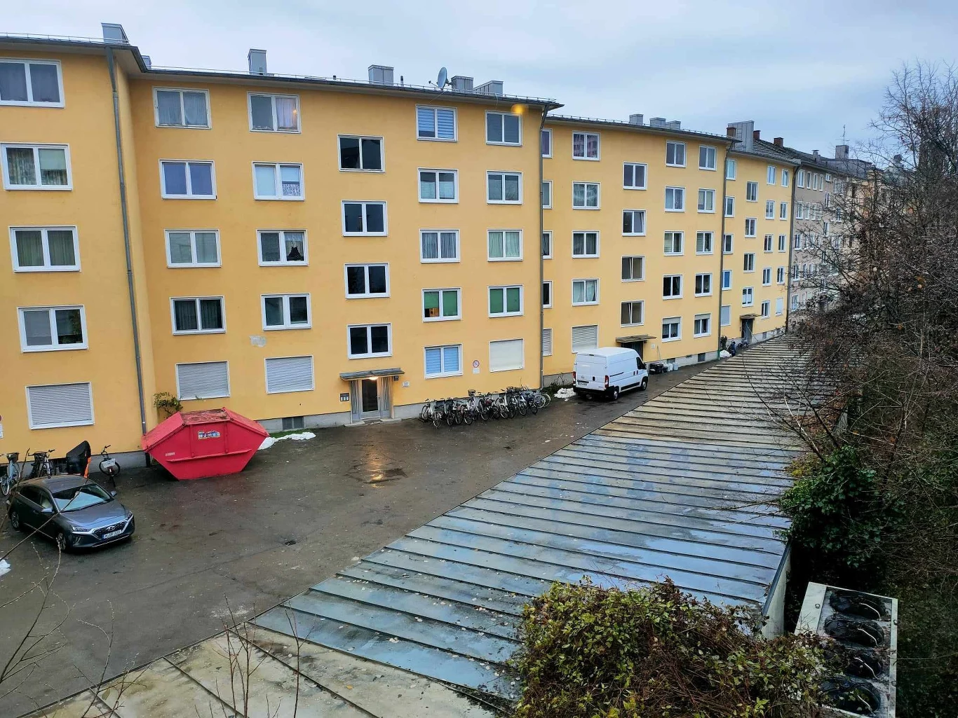 Jedno z podwórek w Monachium