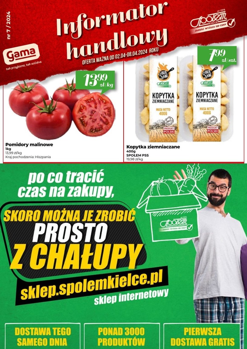 Gazetka promocyjna Społem Kielce - wygasła 8 dni temu