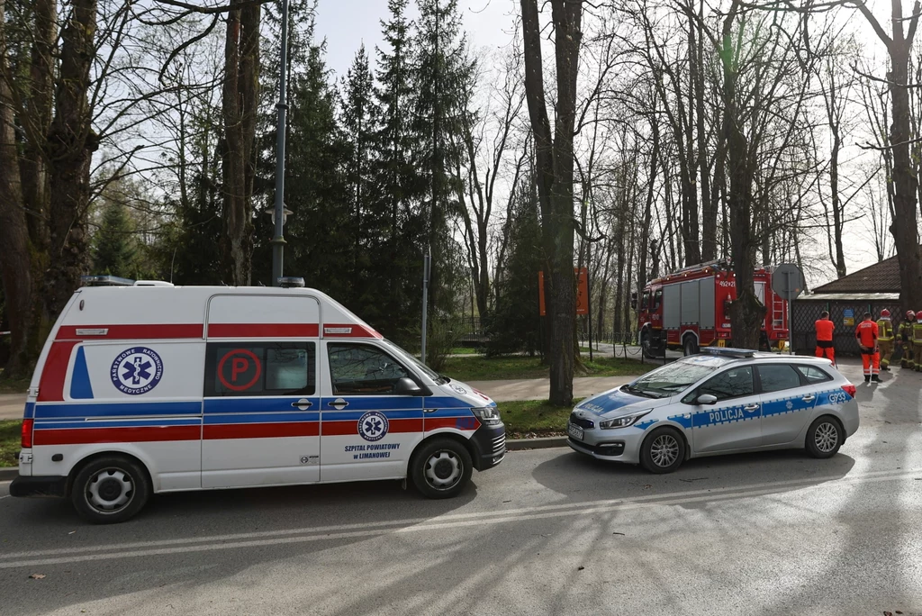 W Małopolsce wieje bardzo silny wiatr, który łamie drzewa W Małopolsce wieje bardzo silny wiatr, który łamie drzewa