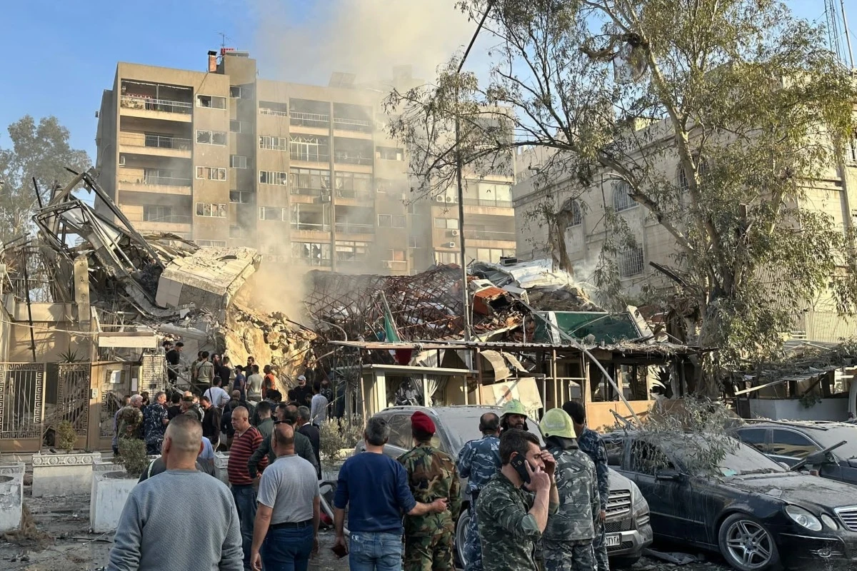Syria. Nalot na ambasadę Iranu w Damaszku