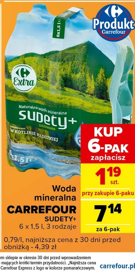 Woda mineralna Sudety