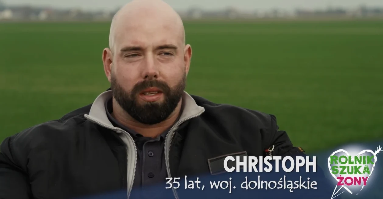 "Rolnik szuka żony 11" - Christoph (screen z odcinka zerowego) "Rolnik szuka żony 11" - Christoph (screen z odcinka zerowego)