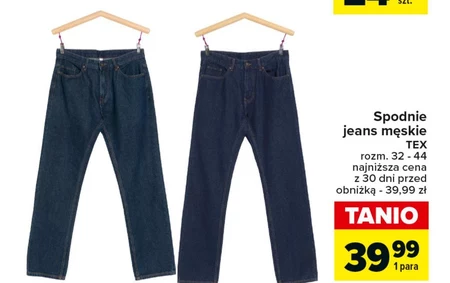 Spodnie męskie TEX