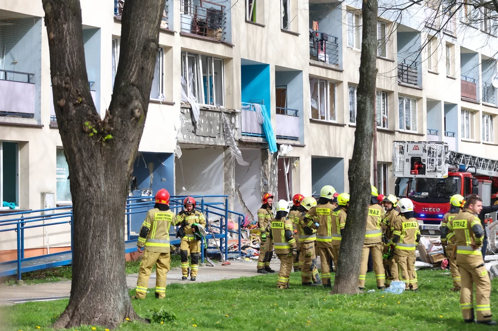 Tychy. Wybuch gazu w bloku mieszkalnym Tychy. Wybuch gazu w bloku mieszkalnym
