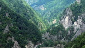 Główny grzbiet gór przecina słynna Droga Transfogaraska, której najwyższy punkt osiąga wysokość ponad 2000 m n.p.m. Najwyższym szczytem tych Gór Fogaraskich jest Moldoveanu (2543 m n.p.m.).