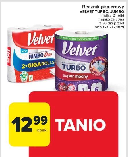 Velvet Turbo Ręcznik papierowy