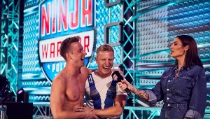 Michał i Paweł Danilczukowie oraz Karolina Gilon