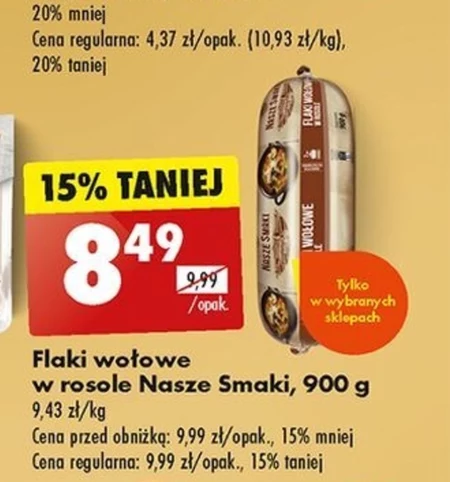 Flaki wołowe