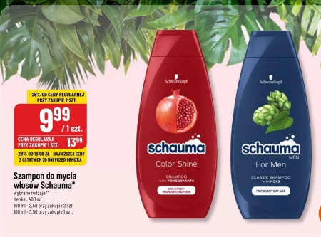 Schauma Color Shine Szampon do włosów farbowanych i rozjaśnianych 400 ml
