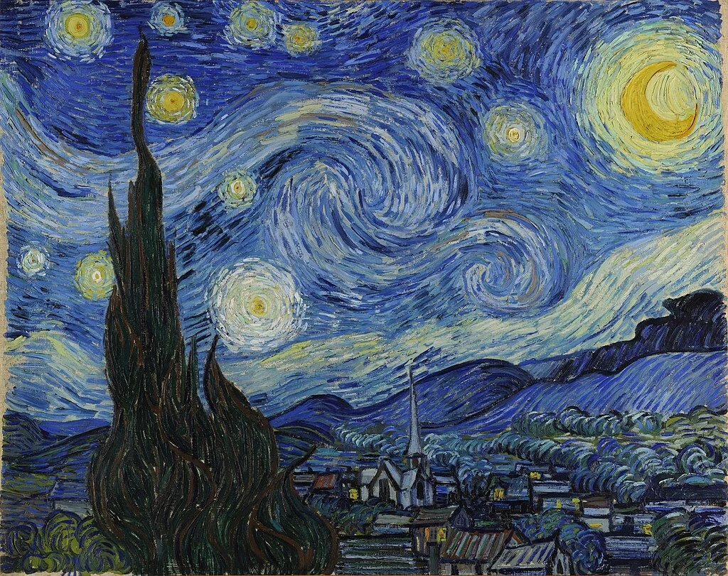 Obraz "Gwiaździsta noc" Vincenta Van Gogha