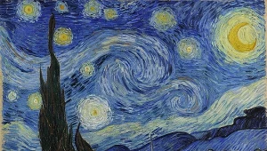 Obraz "Gwiaździsta noc" Vincenta Van Gogha