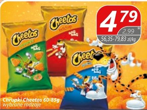 Cheetos Chrupki kukurydziane o smaku pizzy 85 g niska cena
