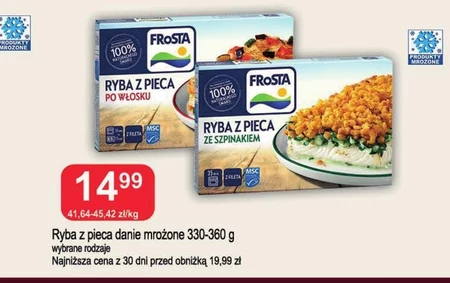 FRoSTA Ryba z pieca ze szpinakiem 360 g