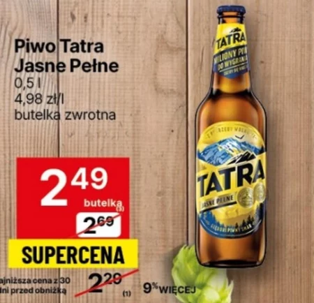 Tatra Piwo jasne pełne 500 ml