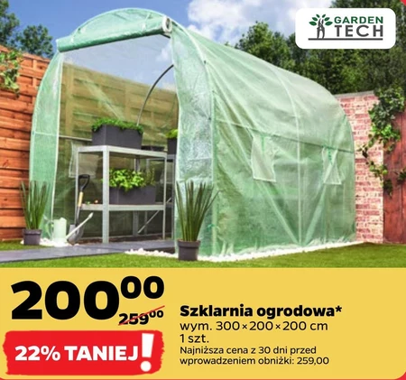 Szklarnia ogrodowa Garden Tech