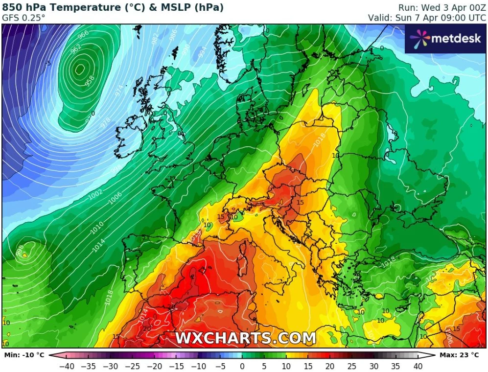 W weekend zrobi się bardzo ciepło. W połowie kwietnia jednak temperatury spadną do przeciętnego poziomu W weekend zrobi się bardzo ciepło. W połowie kwietnia jednak temperatury spadną do przeciętnego poziomu