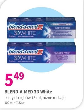 Blend-a-med 3D White Cool Water Pasta do zębów 75ml niska cena