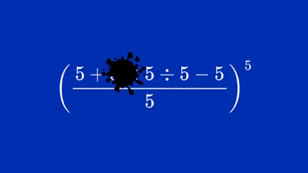 ​Zagadka matematyczna z piątkami. Wiesz, jaki jest poprawny wynik?
