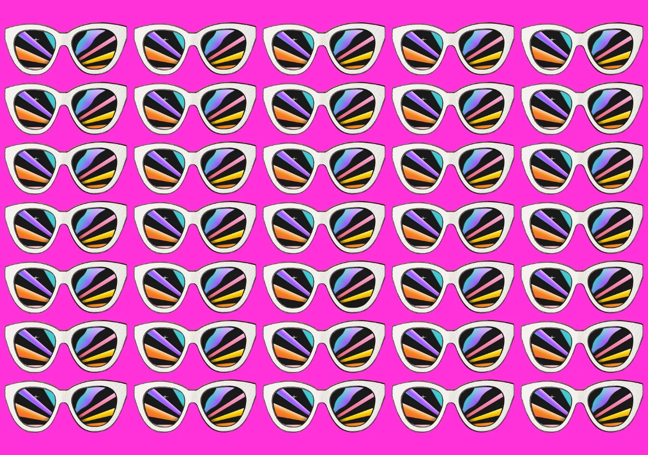 Test na spostrzegawczość. Okulary Test na spostrzegawczość. Okulary