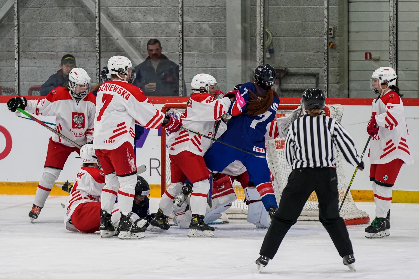 Polska - Wielka Brytania w MŚ w hokeju na lodzie kobiet