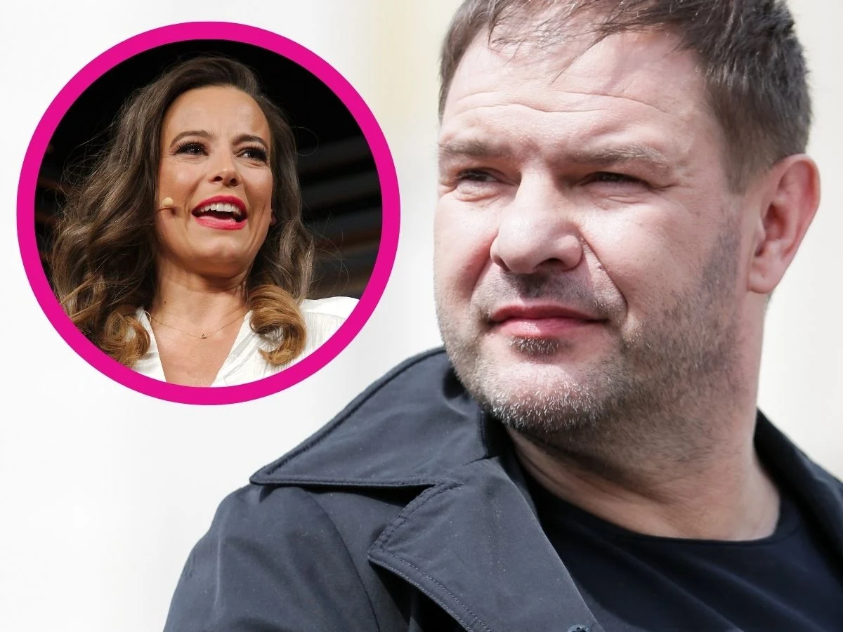 Tomasz Karolak i Anna Mucha nie szczędzą sobie komentarzy Tomasz Karolak i Anna Mucha nie szczędzą sobie komentarzy