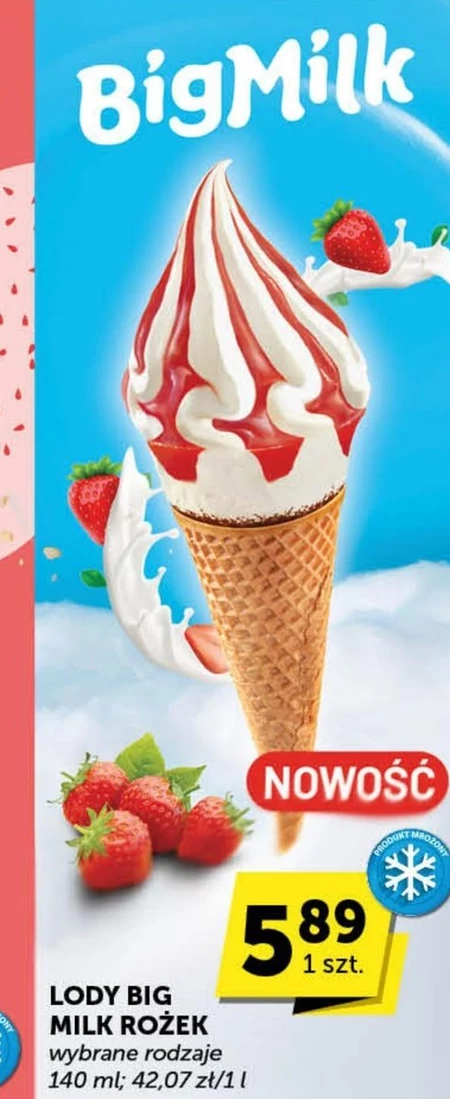 Big Milk Big Lody stracciatella karmel 140 ml