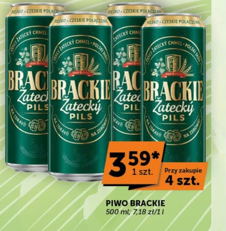 Brackie Zatecky Piwo jasne 500 ml