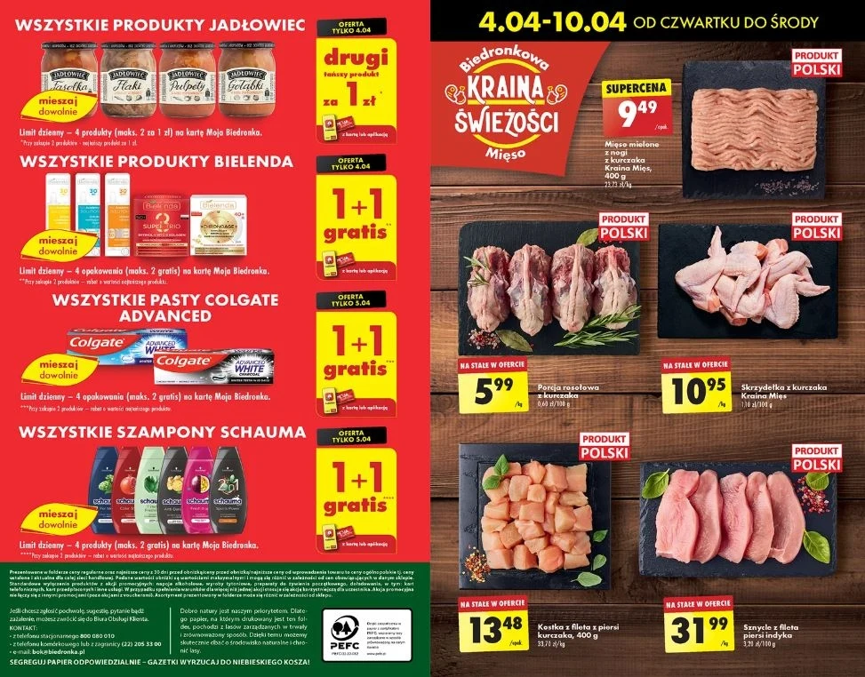 Biedronka oferuje gratisowe promocje!